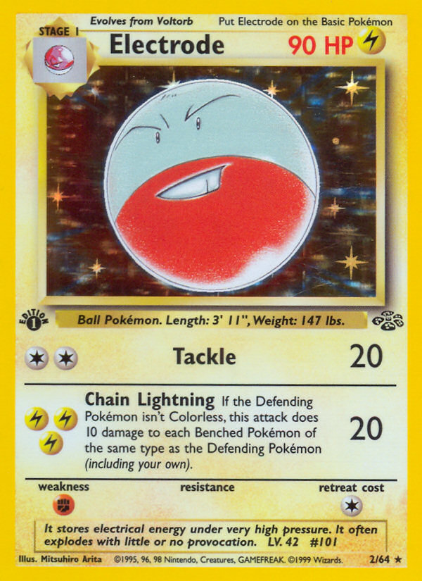 Electrode (2/64) [Jungle 1st Edition] - Card Brawlers | Quebec | Canada | Yu-Gi-Oh!