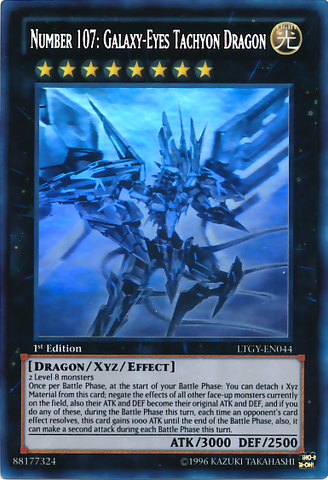 Number 107: Galaxy-Eyes Tachyon Dragon [LTGY-EN044] Ghost Rare - Card Brawlers | Quebec | Canada | Yu-Gi-Oh!