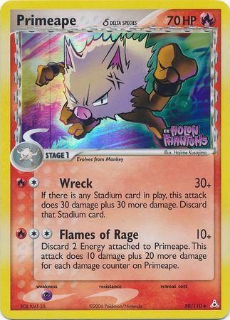 Primeape (50/110) (Delta Species) (Stamped) [EX: Holon Phantoms] - Card Brawlers | Quebec | Canada | Yu-Gi-Oh!