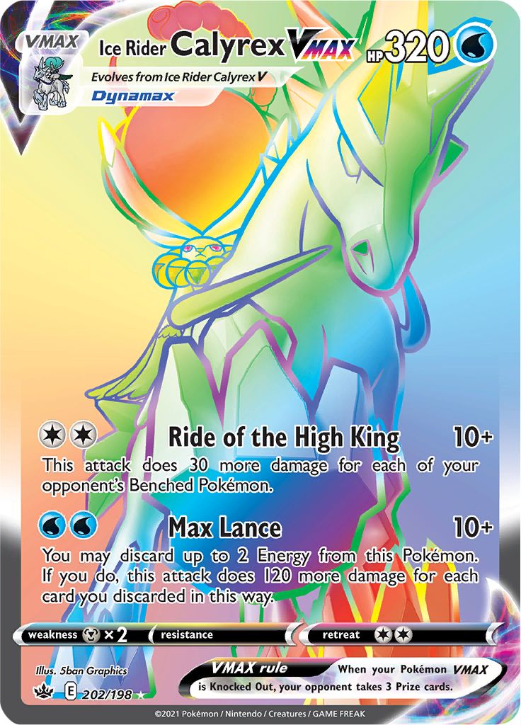 Ice Rider Calyrex VMAX (202/198) [Sword & Shield: Chilling Reign] - Card Brawlers | Quebec | Canada | Yu-Gi-Oh!