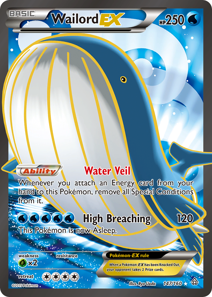 Wailord EX (147/160) [XY: Primal Clash] - Card Brawlers | Quebec | Canada | Yu-Gi-Oh!