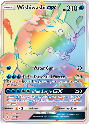 Wishiwashi GX (151/145) [Sun & Moon: Guardians Rising] - Card Brawlers | Quebec | Canada | Yu-Gi-Oh!