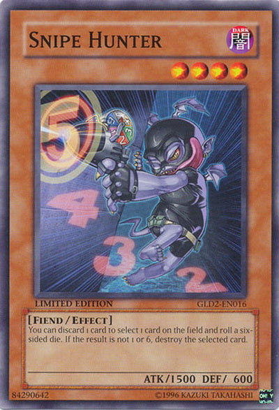 Snipe Hunter [GLD2-EN016] Common - Card Brawlers | Quebec | Canada | Yu-Gi-Oh!