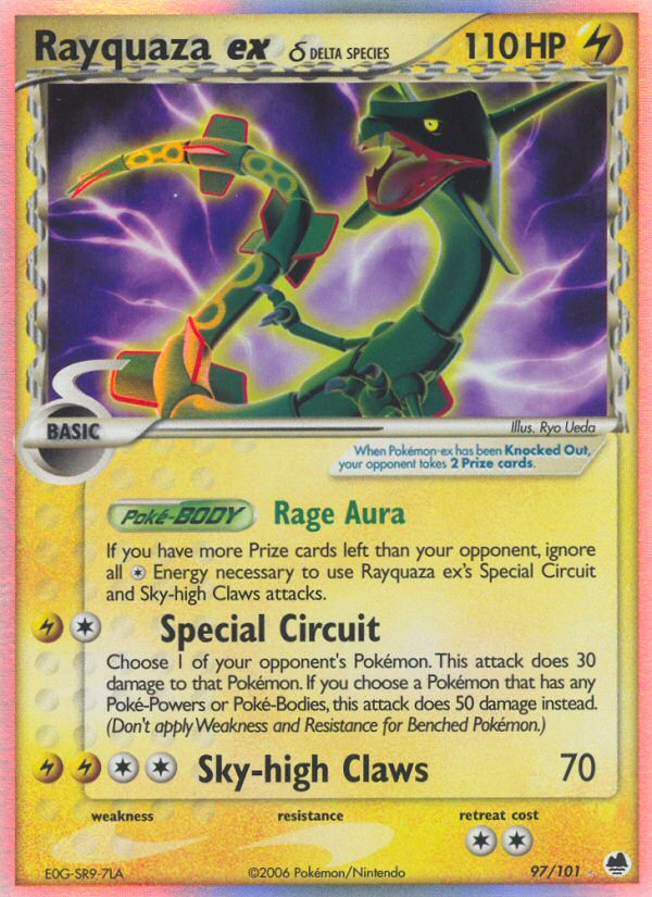 Rayquaza ex (97/101) (Delta Species) [EX: Dragon Frontiers] - Card Brawlers | Quebec | Canada | Yu-Gi-Oh!