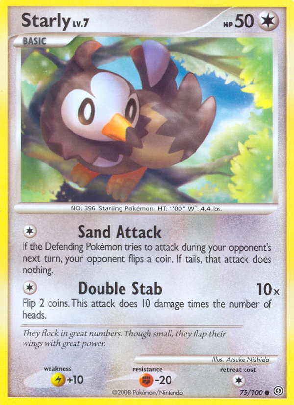 Starly (75/100) [Diamond & Pearl: Stormfront] - Card Brawlers | Quebec | Canada | Yu-Gi-Oh!