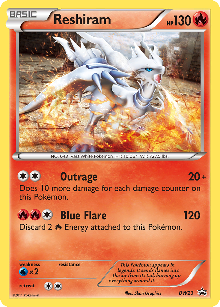 Reshiram (BW23) [Black & White: Black Star Promos] - Card Brawlers | Quebec | Canada | Yu-Gi-Oh!