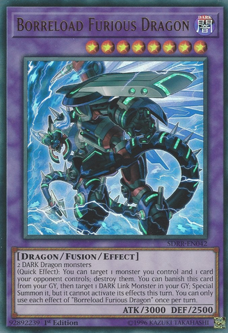 Borreload Furious Dragon [SDRR-EN042] Ultra Rare - Card Brawlers | Quebec | Canada | Yu-Gi-Oh!