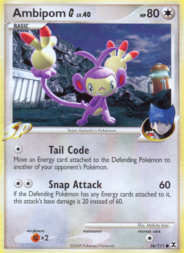 Ambipom G (56/111) [Platinum: Rising Rivals] - Card Brawlers | Quebec | Canada | Yu-Gi-Oh!