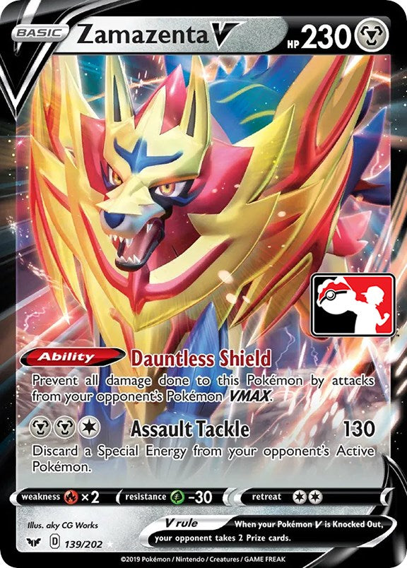 Zamazenta V (139/202) [Prize Pack Series One] - Card Brawlers | Quebec | Canada | Yu-Gi-Oh!