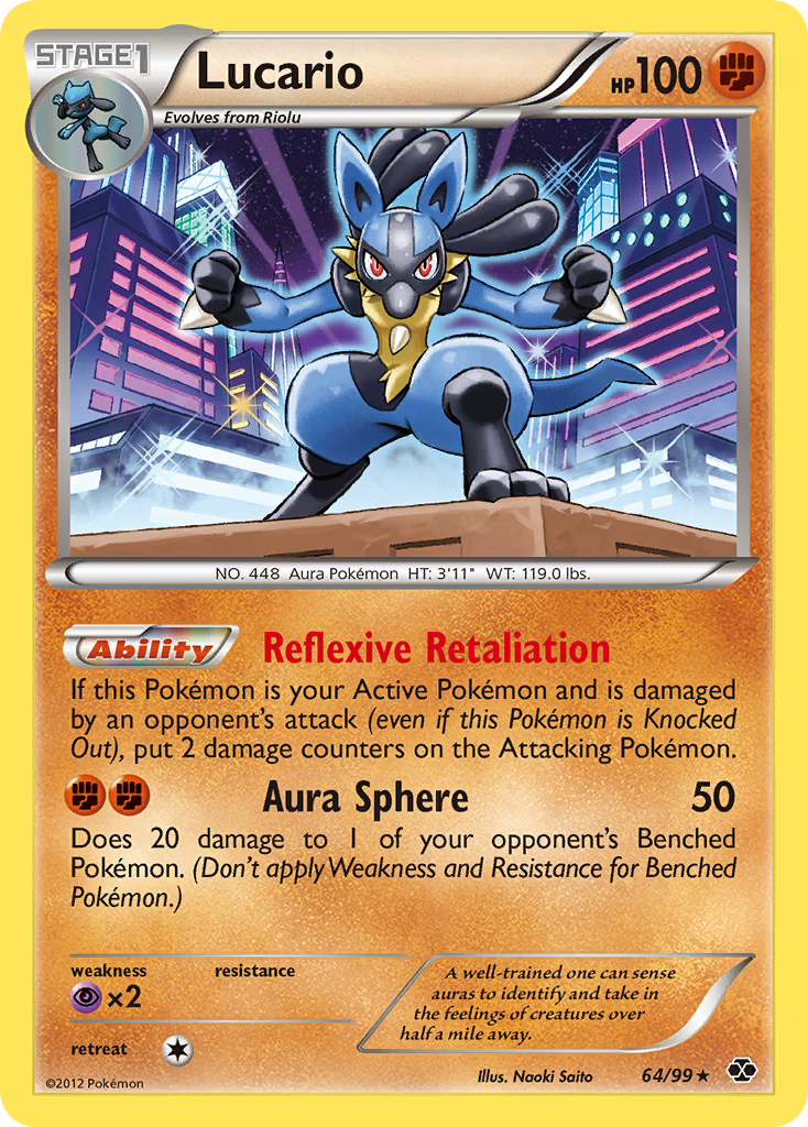 Lucario (64/99) [Black & White: Next Destinies] - Card Brawlers | Quebec | Canada | Yu-Gi-Oh!