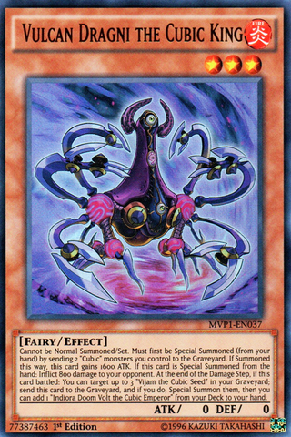 Vulcan Dragni the Cubic King [MVP1-EN037] Ultra Rare - Yu-Gi-Oh! - Card Brawlers | Quebec | Canada |