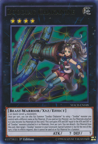 Zoodiac Chakanine [MACR-EN048] Ultra Rare - Yu-Gi-Oh! - Card Brawlers | Quebec | Canada |