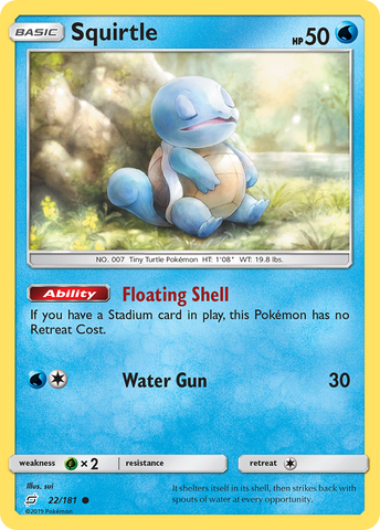 Squirtle (22/181) [Sun & Moon: Team Up] - Card Brawlers | Quebec | Canada | Yu-Gi-Oh!