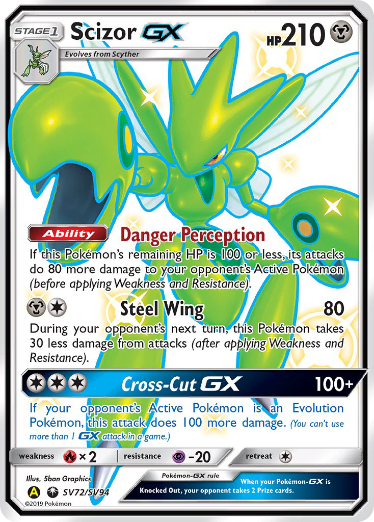 Scizor GX (SV72/SV94) [Sun & Moon: Hidden Fates - Shiny Vault] - Card Brawlers | Quebec | Canada | Yu-Gi-Oh!