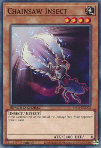 Chainsaw Insect [SBC1-END03] Common - Card Brawlers | Quebec | Canada | Yu-Gi-Oh!