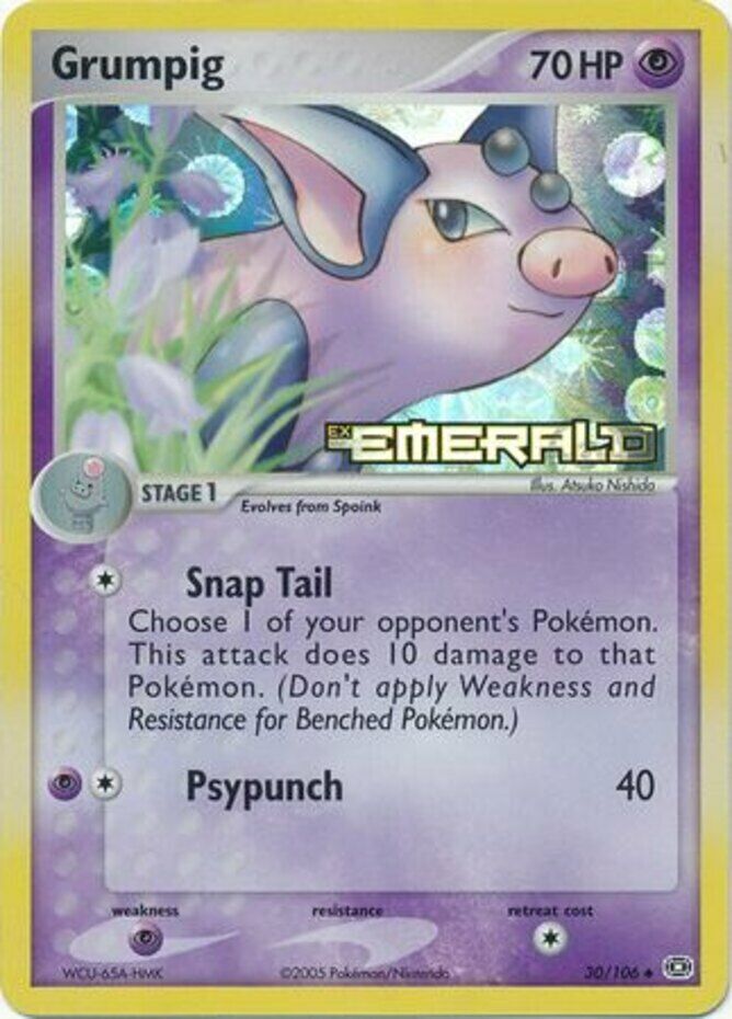 Grumpig (30/106) (Stamped) [EX: Emerald] - Card Brawlers | Quebec | Canada | Yu-Gi-Oh!
