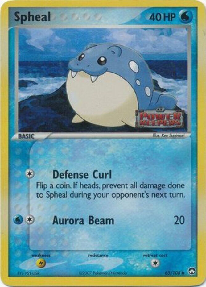 Spheal (65/108) (Stamped) [EX: Power Keepers] - Card Brawlers | Quebec | Canada | Yu-Gi-Oh!