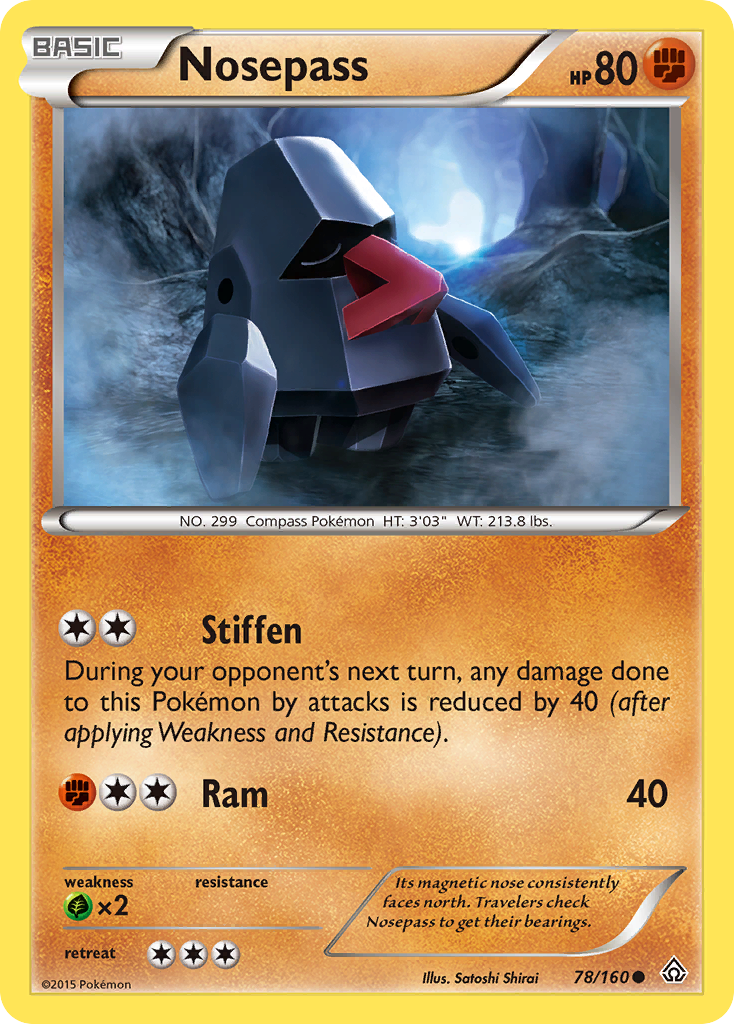Nosepass (78/160) [XY: Primal Clash] - Card Brawlers | Quebec | Canada | Yu-Gi-Oh!