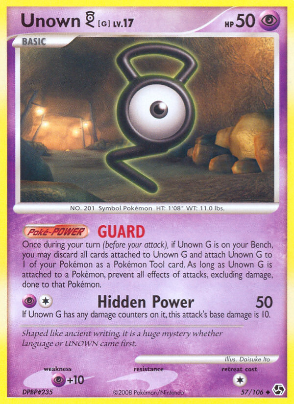 Unown G (57/106) [Diamond & Pearl: Great Encounters] - Card Brawlers | Quebec | Canada | Yu-Gi-Oh!