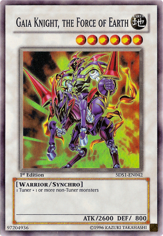 Gaia Knight, the Force of Earth [5DS1-EN042] Super Rare - Yu-Gi-Oh! - Card Brawlers | Quebec | Canada |