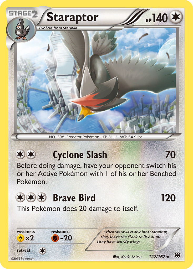 Staraptor (127/162) [XY: BREAKthrough] - Card Brawlers | Quebec | Canada | Yu-Gi-Oh!