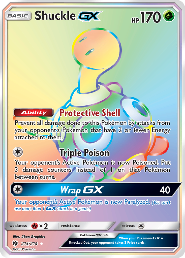 Shuckle GX (215/214) [Sun & Moon: Lost Thunder] - Card Brawlers | Quebec | Canada | Yu-Gi-Oh!