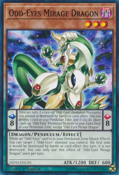 Odd-Eyes Mirage Dragon [LEDD-ENC05] Common - Yu-Gi-Oh! - Card Brawlers | Quebec | Canada |