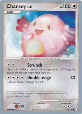 Chansey LV.31 (76/123) (Bliss Control - Paul Atanassov) [World Championships 2008] - Card Brawlers | Quebec | Canada | Yu-Gi-Oh!