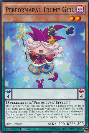 Performapal Trump Girl [BOSH-EN007] Common - Yu-Gi-Oh! - Card Brawlers | Quebec | Canada |