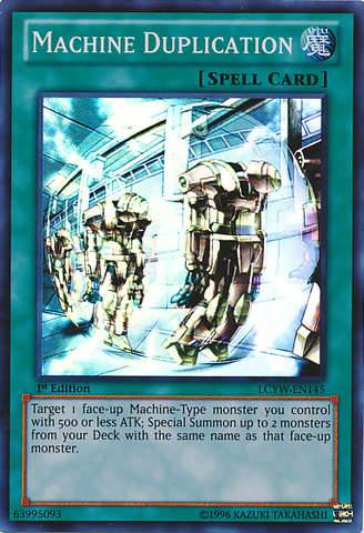 Machine Duplication [LCYW-EN145] Super Rare - Card Brawlers | Quebec | Canada | Yu-Gi-Oh!