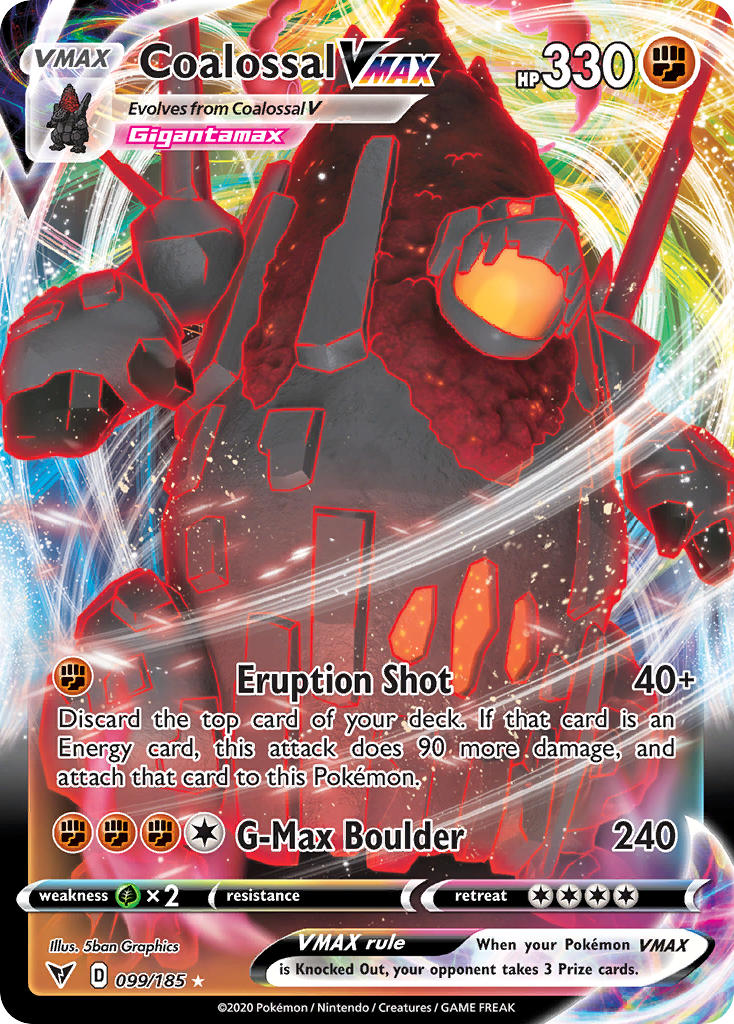 Coalossal VMAX (099/185) [Sword & Shield: Vivid Voltage] - Card Brawlers | Quebec | Canada | Yu-Gi-Oh!