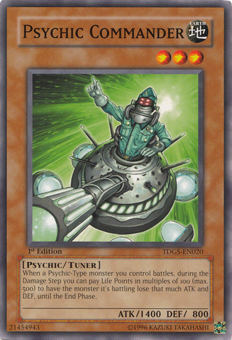 Psychic Commander [TDGS-EN020] Common - Card Brawlers | Quebec | Canada | Yu-Gi-Oh!