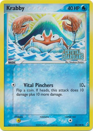 Krabby (54/100) (Stamped) [EX: Crystal Guardians] - Card Brawlers | Quebec | Canada | Yu-Gi-Oh!