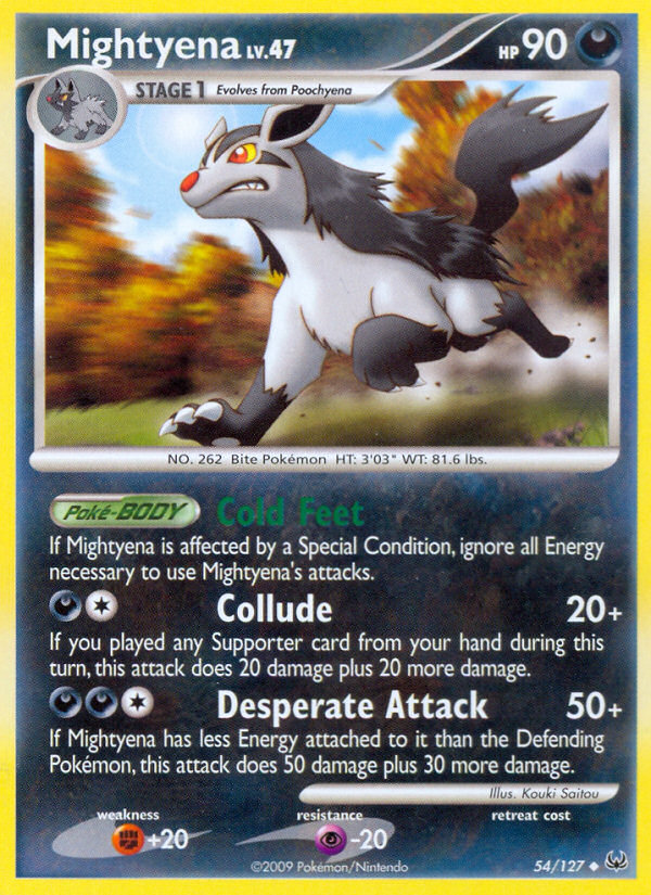 Mightyena (54/127) [Platinum: Base Set] - Card Brawlers | Quebec | Canada | Yu-Gi-Oh!