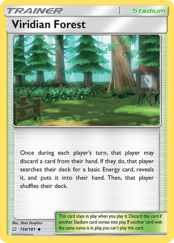 Viridian Forest (156/181) [Sun & Moon: Team Up] - Card Brawlers | Quebec | Canada | Yu-Gi-Oh!