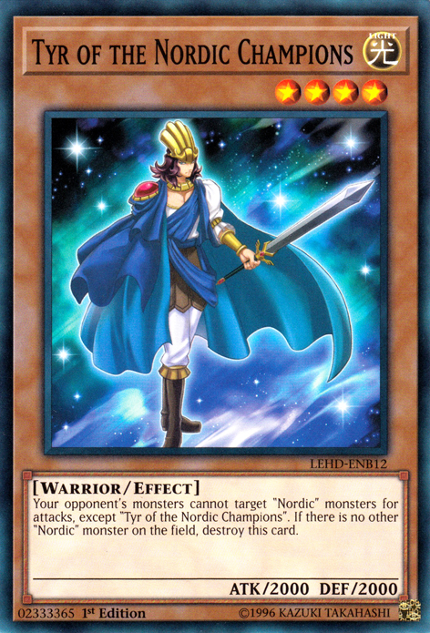 Tyr of the Nordic Champions [LEHD-ENB12] Common - Yu-Gi-Oh! - Card Brawlers | Quebec | Canada |