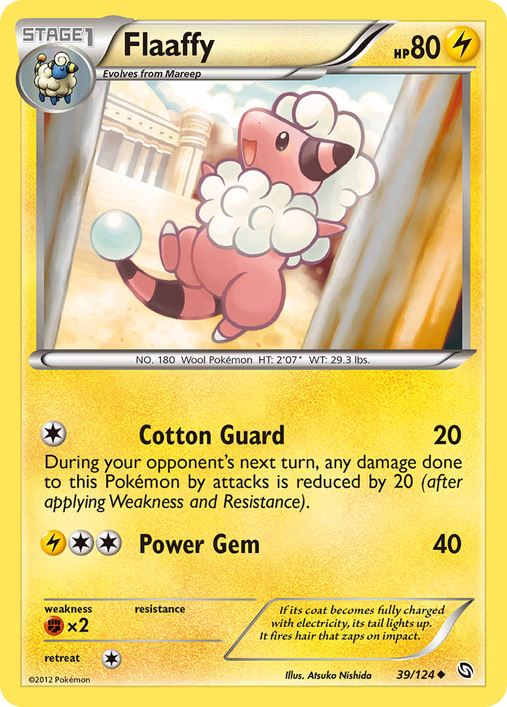 Flaaffy (39/124) [Black & White: Dragons Exalted] - Card Brawlers | Quebec | Canada | Yu-Gi-Oh!