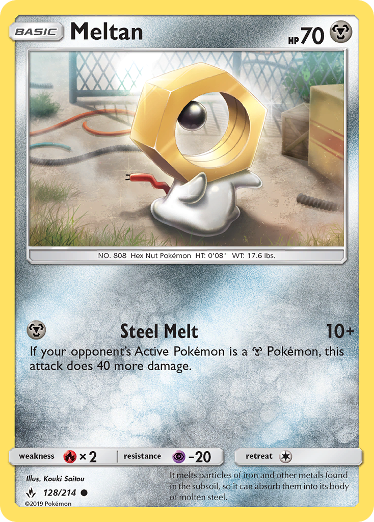 Meltan (128/214) [Sun & Moon: Unbroken Bonds] - Card Brawlers | Quebec | Canada | Yu-Gi-Oh!