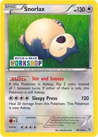 Snorlax (80/106) (Build-a-Bear Workshop Exclusive) [XY: Flashfire] - Card Brawlers | Quebec | Canada | Yu-Gi-Oh!