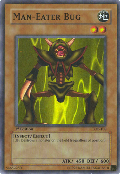 Man-Eater Bug [LOB-108] Super Rare - Card Brawlers | Quebec | Canada | Yu-Gi-Oh!