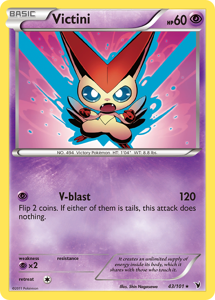 Victini (43/101) [Black & White: Noble Victories] - Card Brawlers | Quebec | Canada | Yu-Gi-Oh!