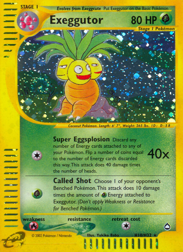 Exeggutor (H10/H32) [Aquapolis] - Card Brawlers | Quebec | Canada | Yu-Gi-Oh!