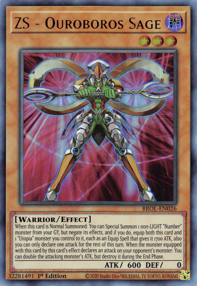 ZS - Ouroboros Sage [BROL-EN026] Ultra Rare - Card Brawlers | Quebec | Canada | Yu-Gi-Oh!