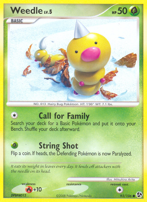 Weedle (93/106) [Diamond & Pearl: Great Encounters] - Card Brawlers | Quebec | Canada | Yu-Gi-Oh!