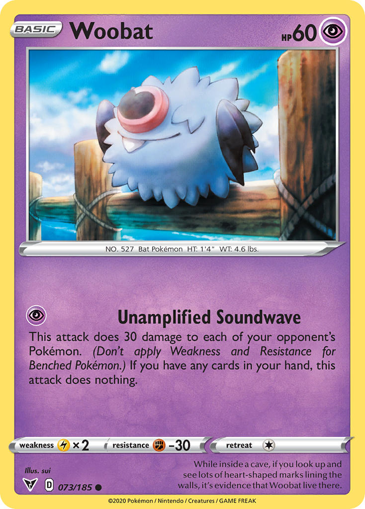 Woobat (073/185) [Sword & Shield: Vivid Voltage] - Card Brawlers | Quebec | Canada | Yu-Gi-Oh!