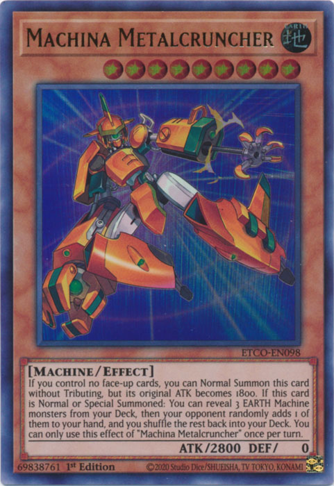 Machina Metalcruncher [ETCO-EN098] Ultra Rare - Card Brawlers | Quebec | Canada | Yu-Gi-Oh!