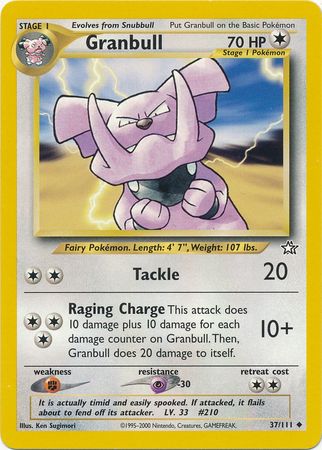 Granbull (37/111) [Neo Genesis Unlimited] - Card Brawlers | Quebec | Canada | Yu-Gi-Oh!