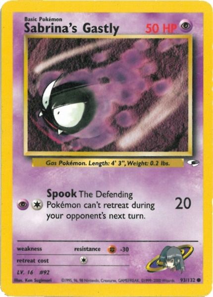 Sabrina's Gastly (93/132) [Gym Heroes Unlimited] - Card Brawlers | Quebec | Canada | Yu-Gi-Oh!