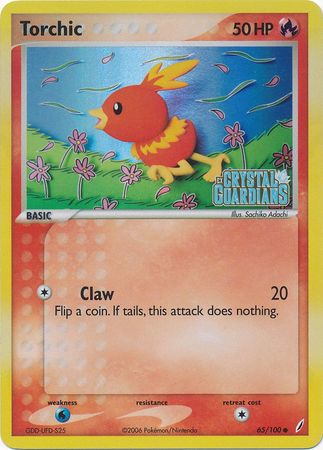 Torchic (65/100) (Stamped) [EX: Crystal Guardians] - Card Brawlers | Quebec | Canada | Yu-Gi-Oh!