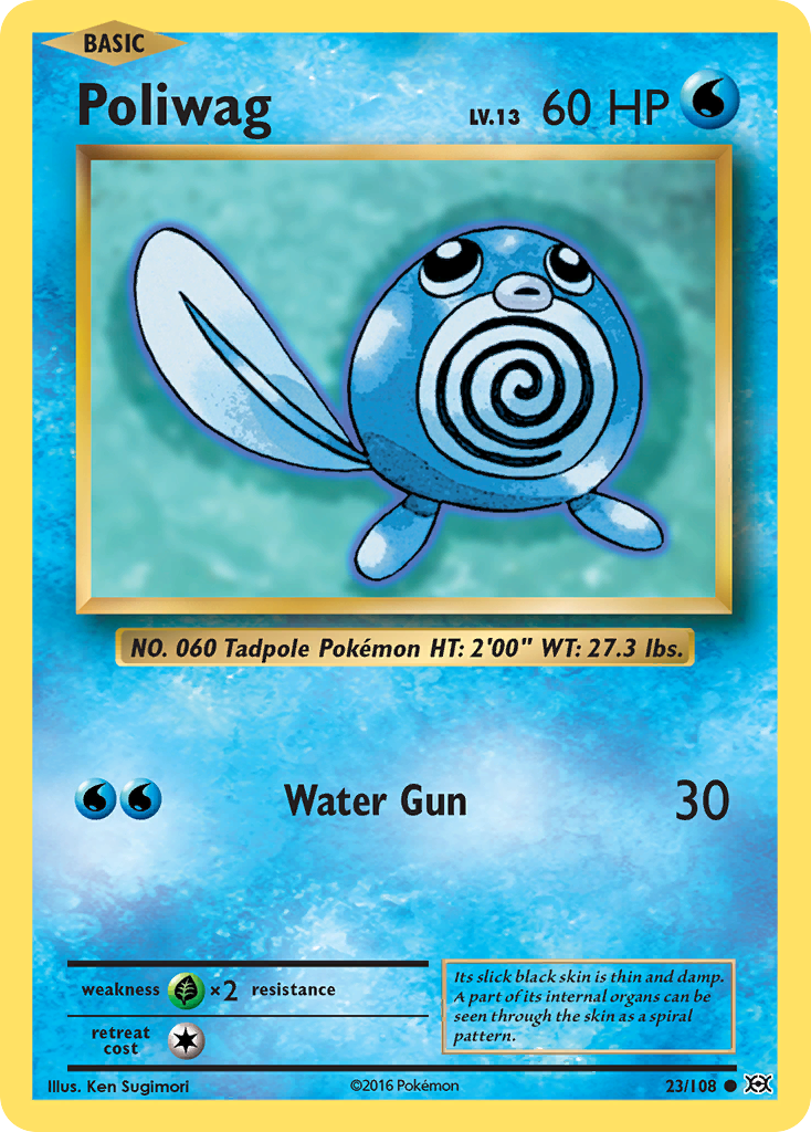 Poliwag (23/108) [XY: Evolutions] - Card Brawlers | Quebec | Canada | Yu-Gi-Oh!